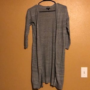 Cute long duster sweater!